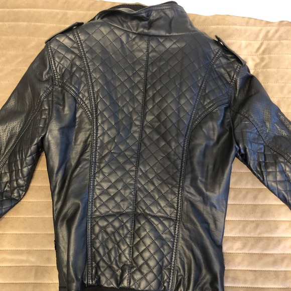 Guess moto jacket faux leather - Picture 7 of 8